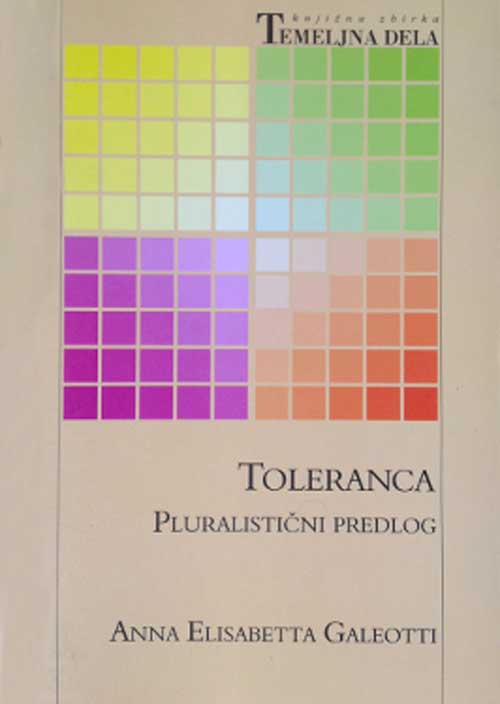 slovenian translation La Tolleranza. Una proposta pluralista